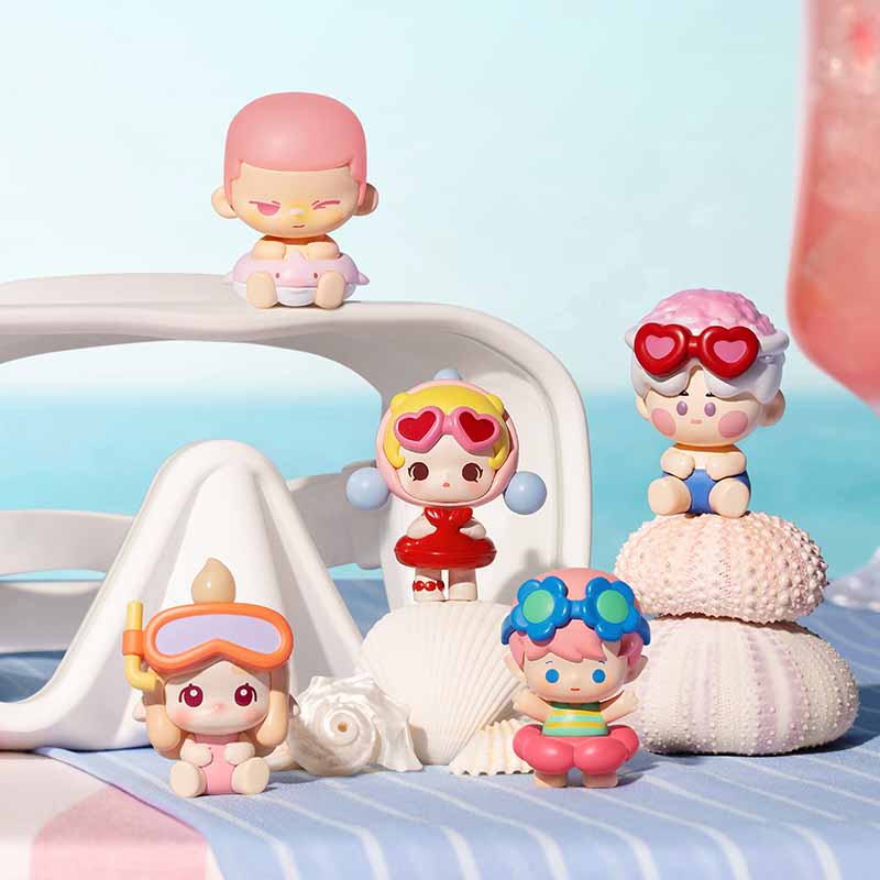 【208】All Star Pop Bean - Summer Vacation Series Bean Charm Blind Box Mystery Box Mini Toy Figure