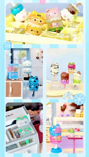 【169】Octopus Kitty Bean - Popsicle Series Bean Mini Charm Blind Bag Cat