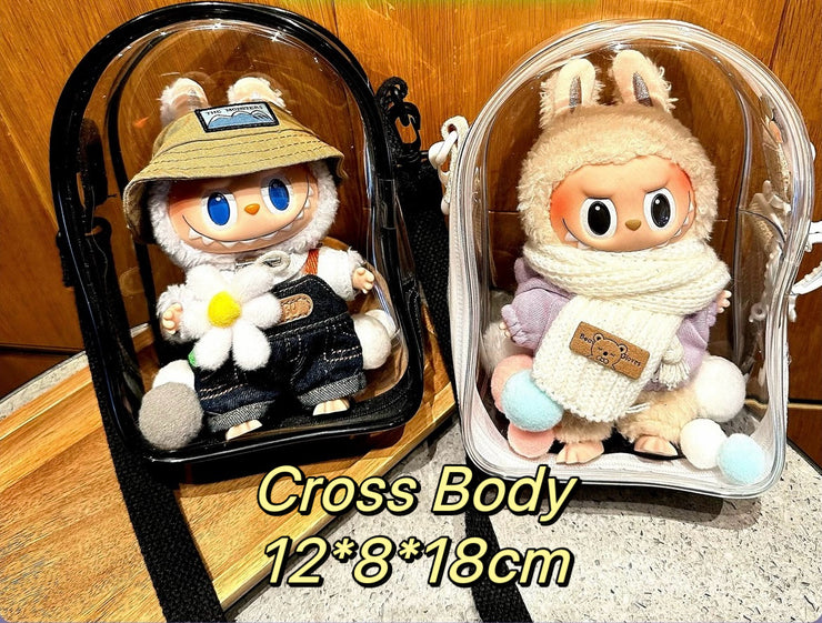 Display Bag for Plush - Key Chain Bag Ornament Toy Bag Labubu