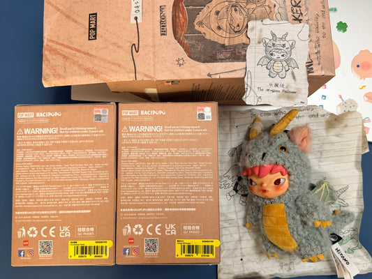 Hirono Dragon + 2 Haci Puppy Confirmed Boxes