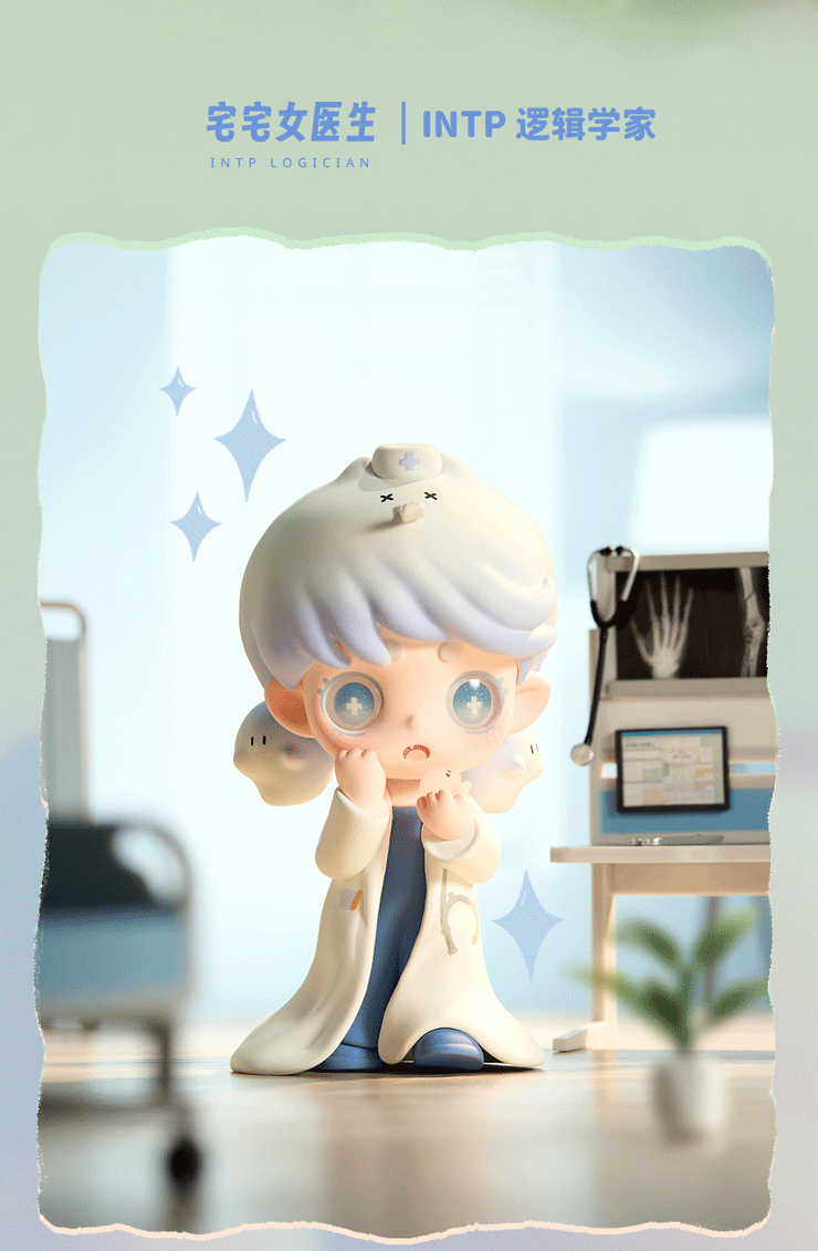 Keeno - MBTI Ghost City Series Mystery Box Blind Box Toy Figure