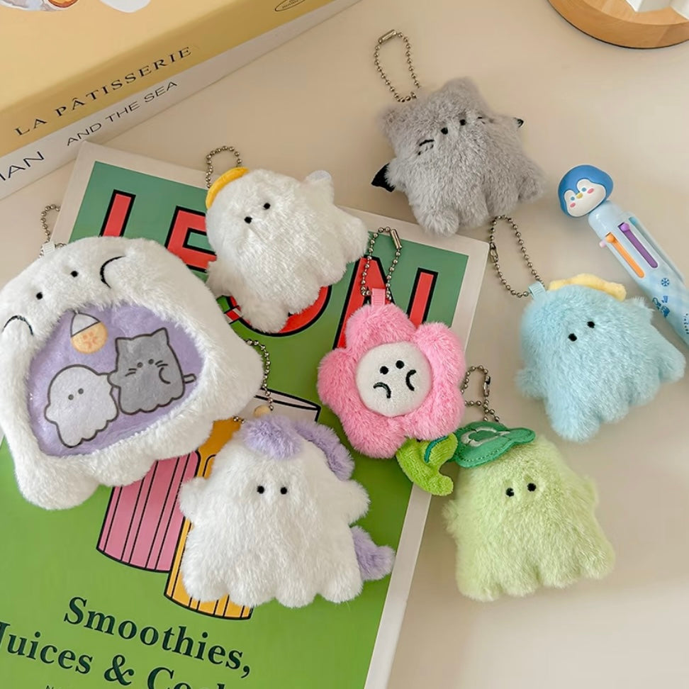 【117】Ghost Family Party Plush Fridge Magnet Mystery Bag Blind Bag