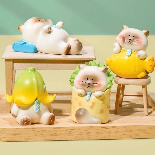Working Cat Kitty Series Mystery Box Blind Box Toy Figure