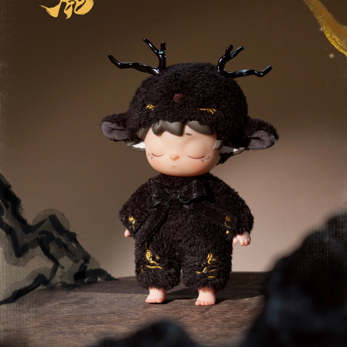 【023】 Mimi Plush - Leisurely Monster Series Mystery Box Blind Box Toy Figure