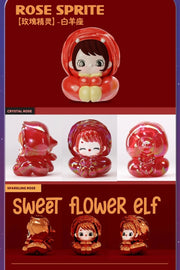 【Promotion】Sweet Flower Elf Bean Charm Mini Blind Box Small Size Toy Figure