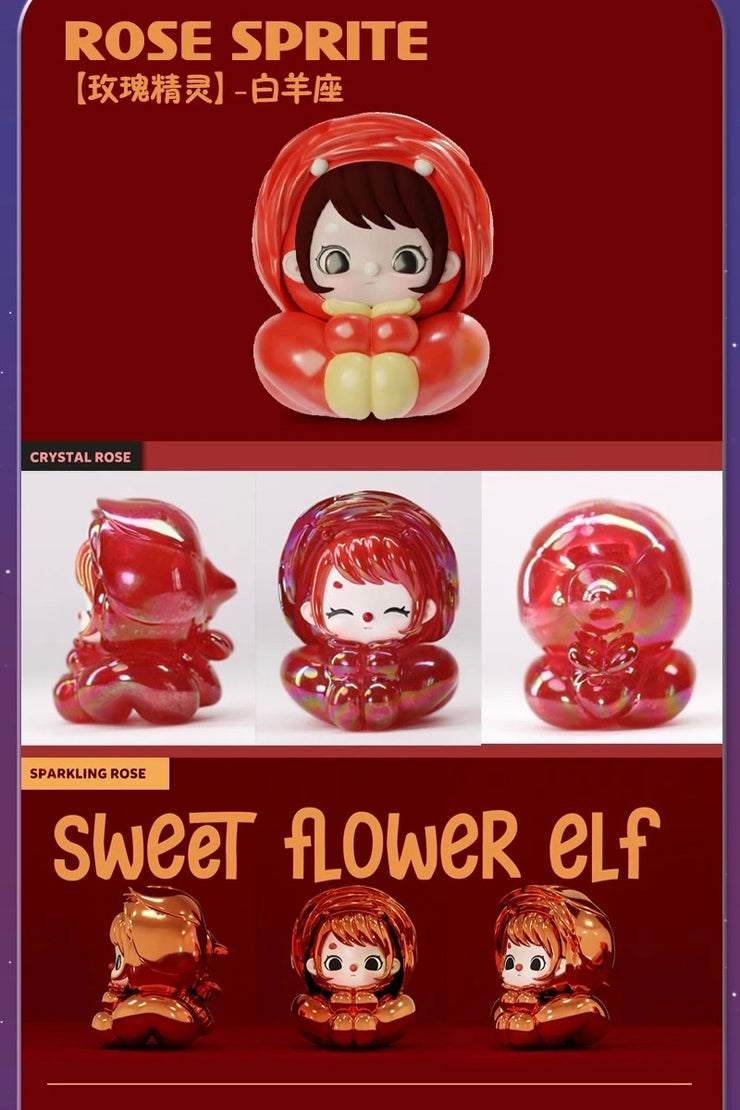 【Promotion】Sweet Flower Elf Bean Charm Mini Blind Box Small Size Toy Figure
