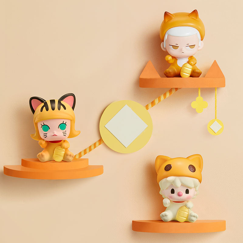 Lucky Fortune Cat Pop Bean Mystery Bag Blind Bag Mini Charm Toy