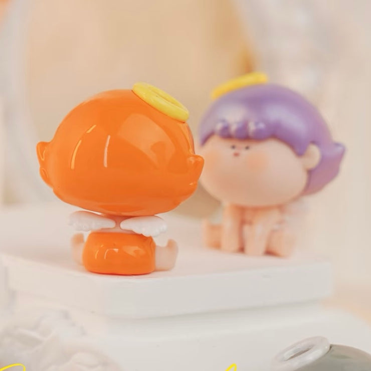【Sitting】Amlls Angel Bean 1 - Guardian Angel Series Mystery Box Blind Box Toy Figure