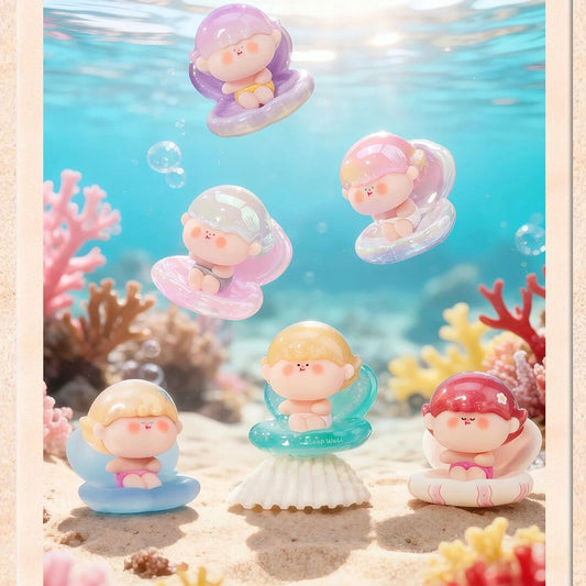 【174】Amlls Shell Bean Mystery Bag Blind Bag Mini Toy Figure Charm