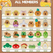 【Fluffy】Capybara Plush Fridge Magnet Mystery Bag Blind Bag