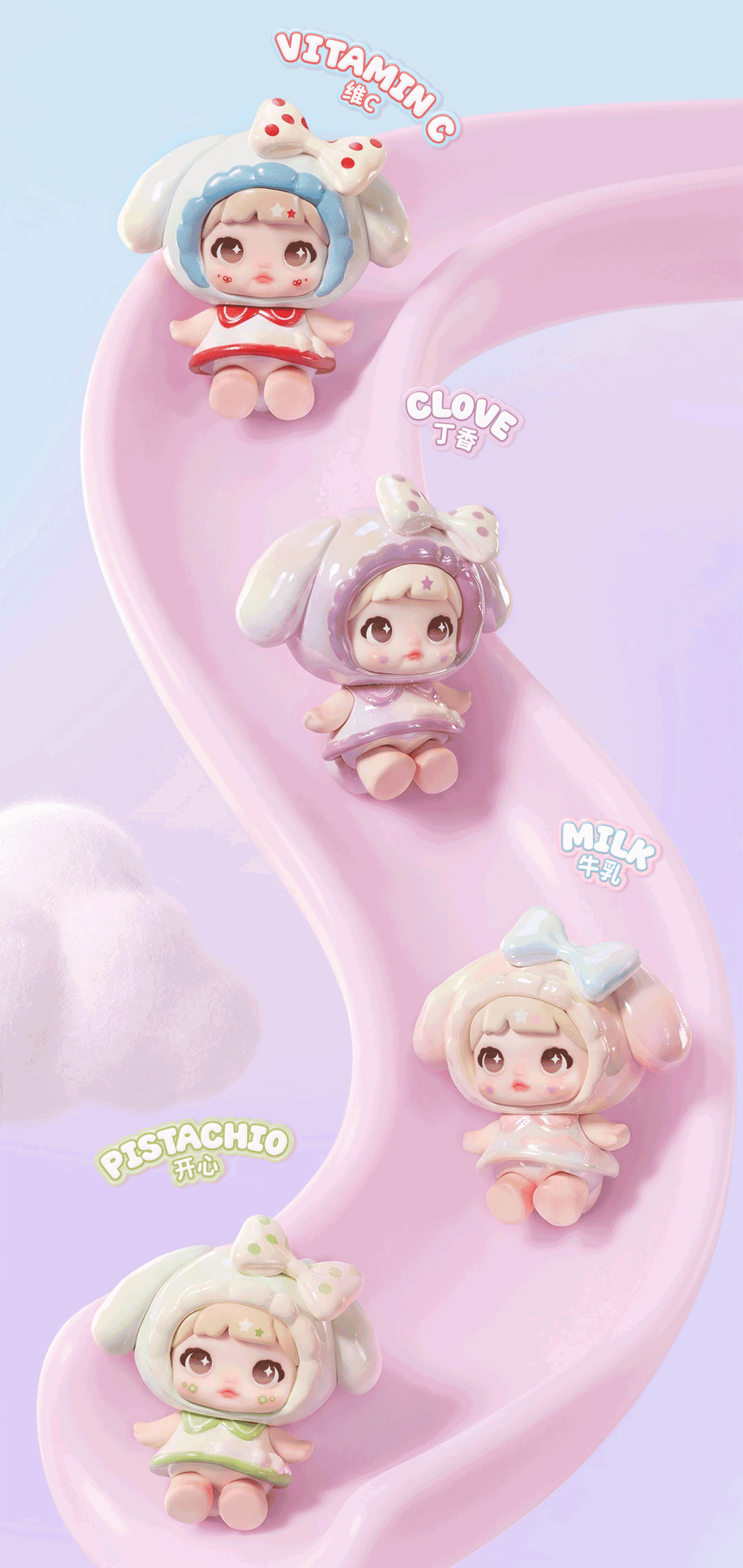 【225】Nommi Bean - Gummy Plan Series Mystery Bag Blind Bag