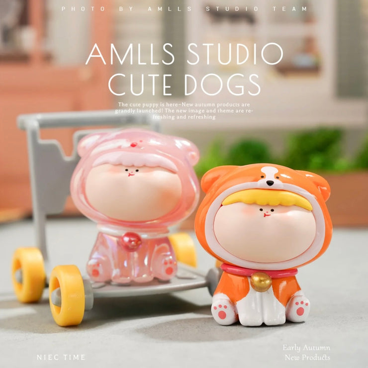 Amlls Puppy Bean - Little Dog Series Mystery Box Blind Box Mini Toy Figure