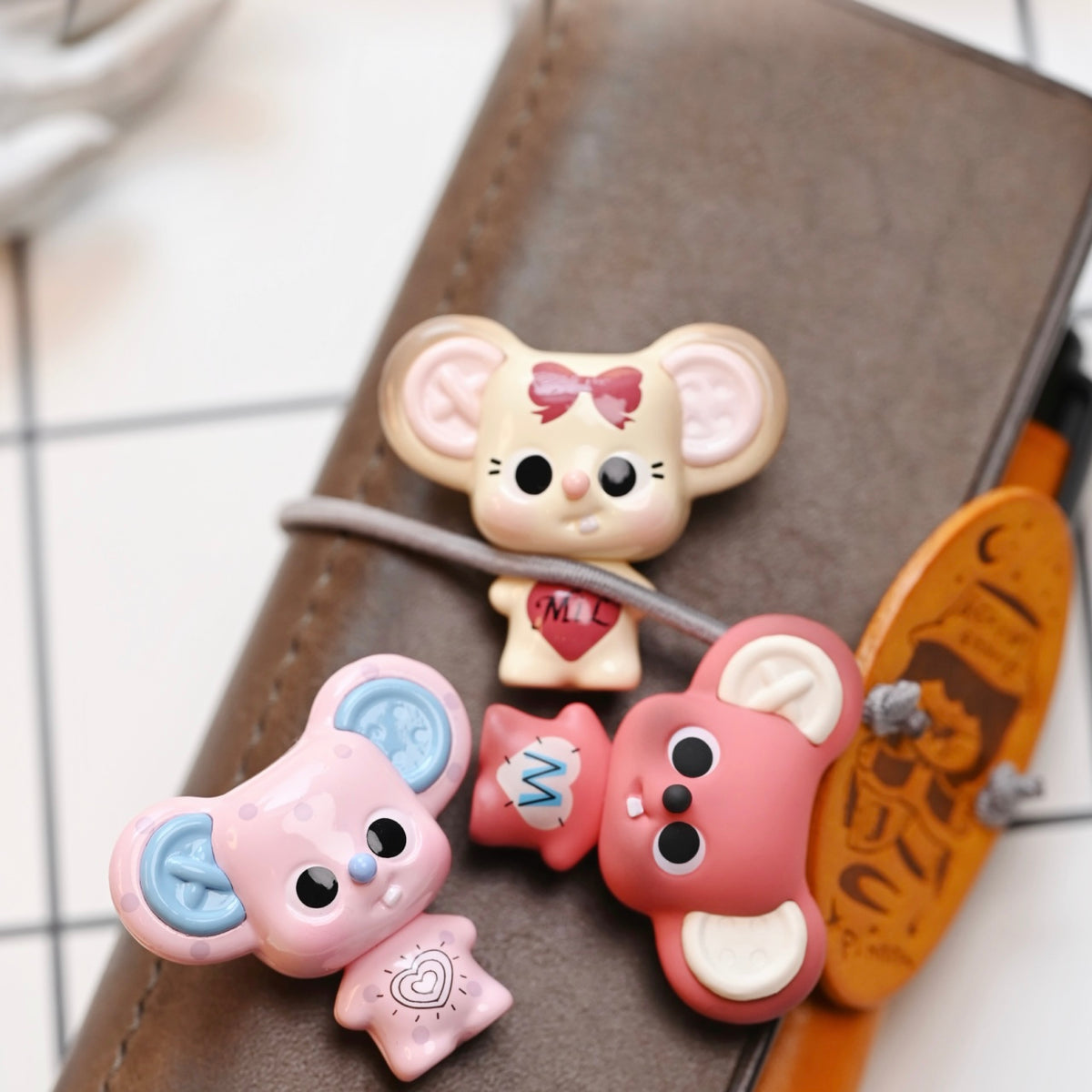 【200】MMS Mil Mouse Bean - Buttons & Weaving Mystery Bag Blind Bag Mini Toy Figure