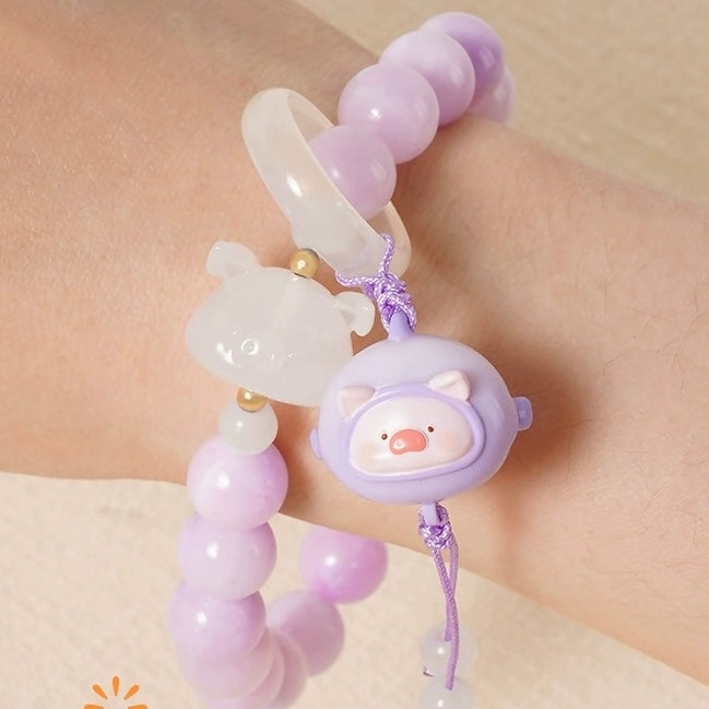 【011】Lulu the Piggy Lucky Koi Fish Bracelet Pendant Mystery Box Blind Box
