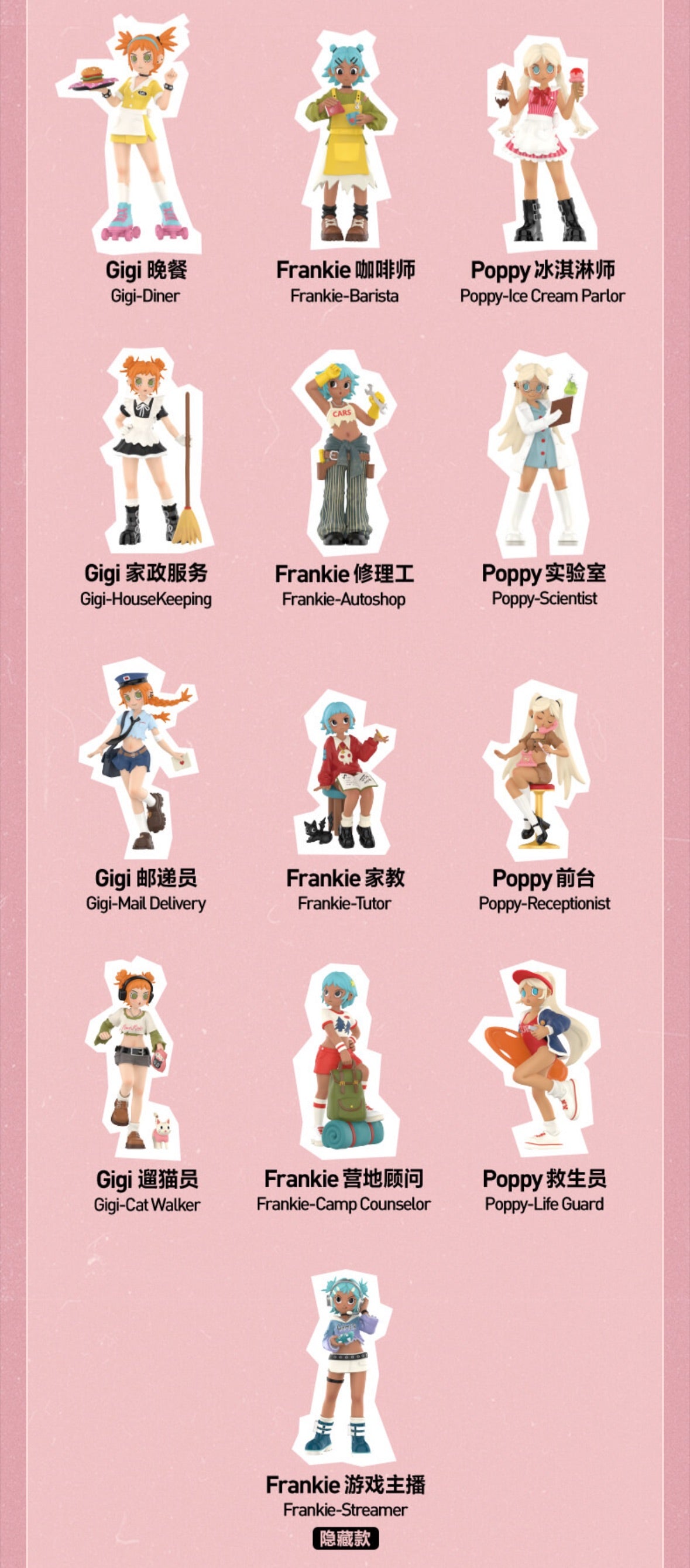 【053】Peach Riot - Rush Hour Series Mystery Box Blind Box Toy Figure
