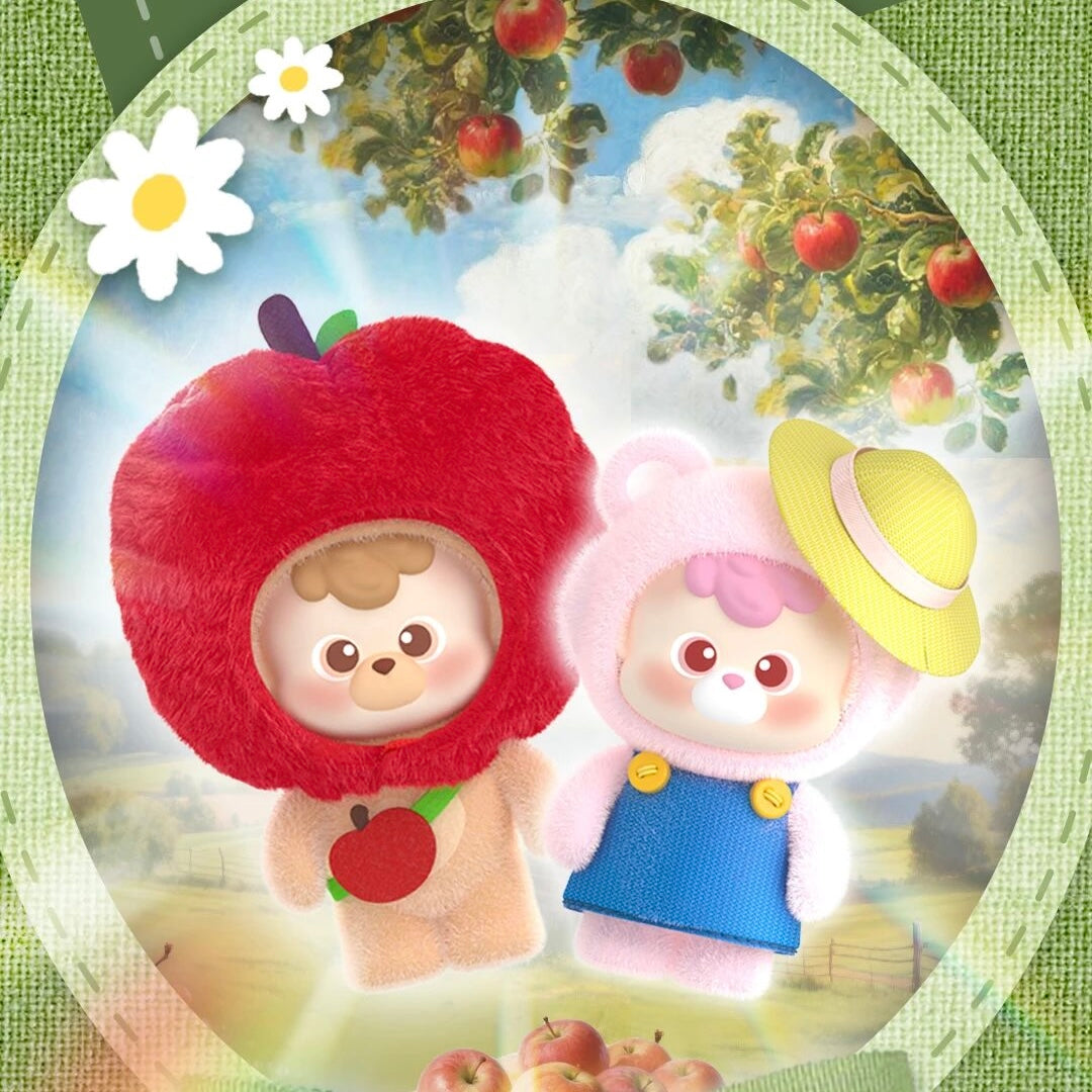 【155】Diudiu Bear Bean - farm Series Charm Mini Blind Box Middle Size Toy Figure