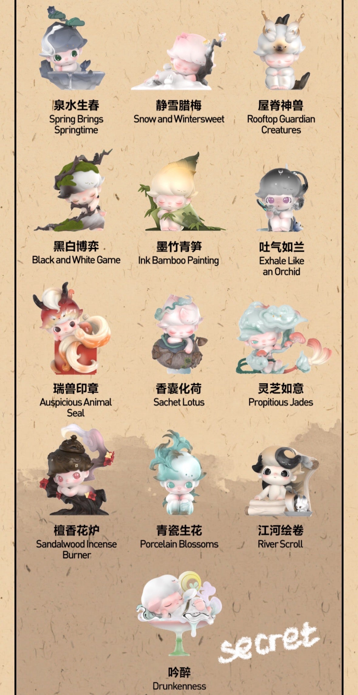 Dimoo - Stories in the Cup Series Mystery Box Blind Box Toy Figure