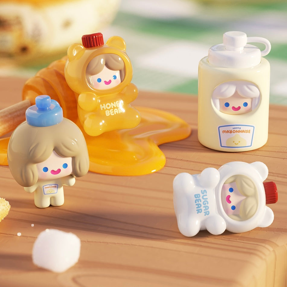 【218】Rico Bean - Picnic Happy Friends with Me Series Bean Charm Mystery Bag Blind Bag Mini Toy Figure