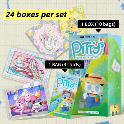 【Exchange Accessories!!!】Pitty Trading Card Series 2 Mystery Box Blind Bag Pittycard
