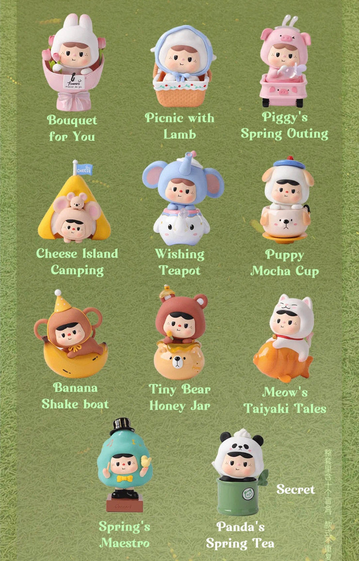 Baobao - Spring Camping Trip Series Mystery Box Blind Box Toy Figure