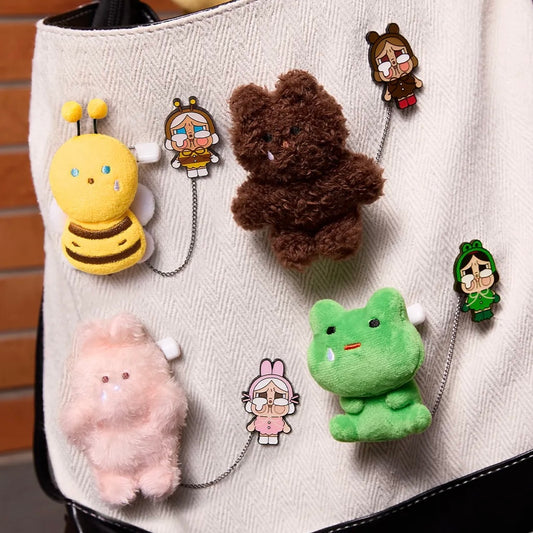 【074】CRYBABY Plush Badge - Crying Again Series Mystery Box Blind Box Badge Pin