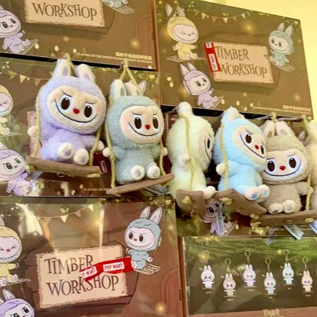 【Popland Beijing Limited】Labubu Plush - Timber Workshop Swing Series M ...