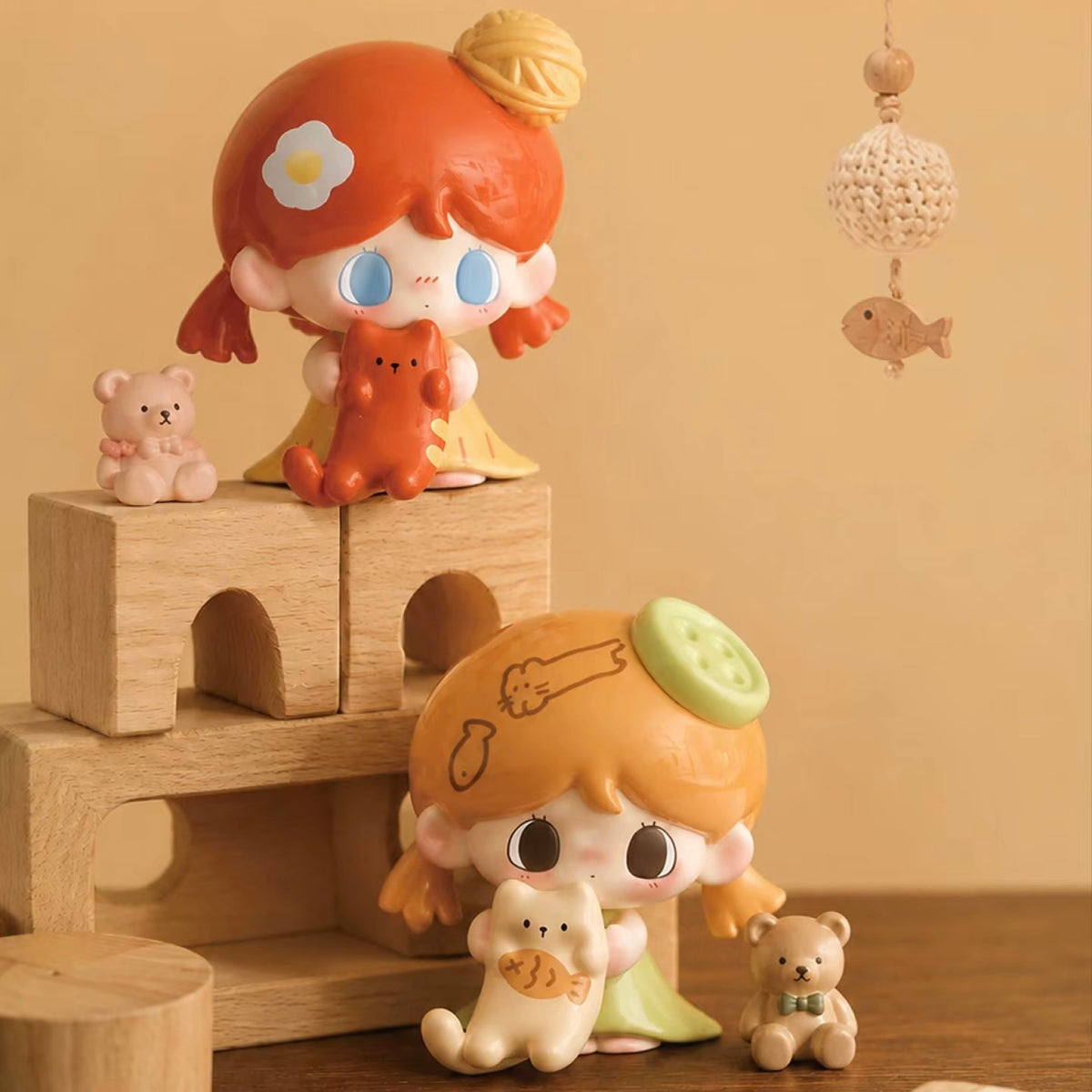 【219】Pommy Bean - Enjoy This Moment Series Bean Mini Charm Blind Bag Cat