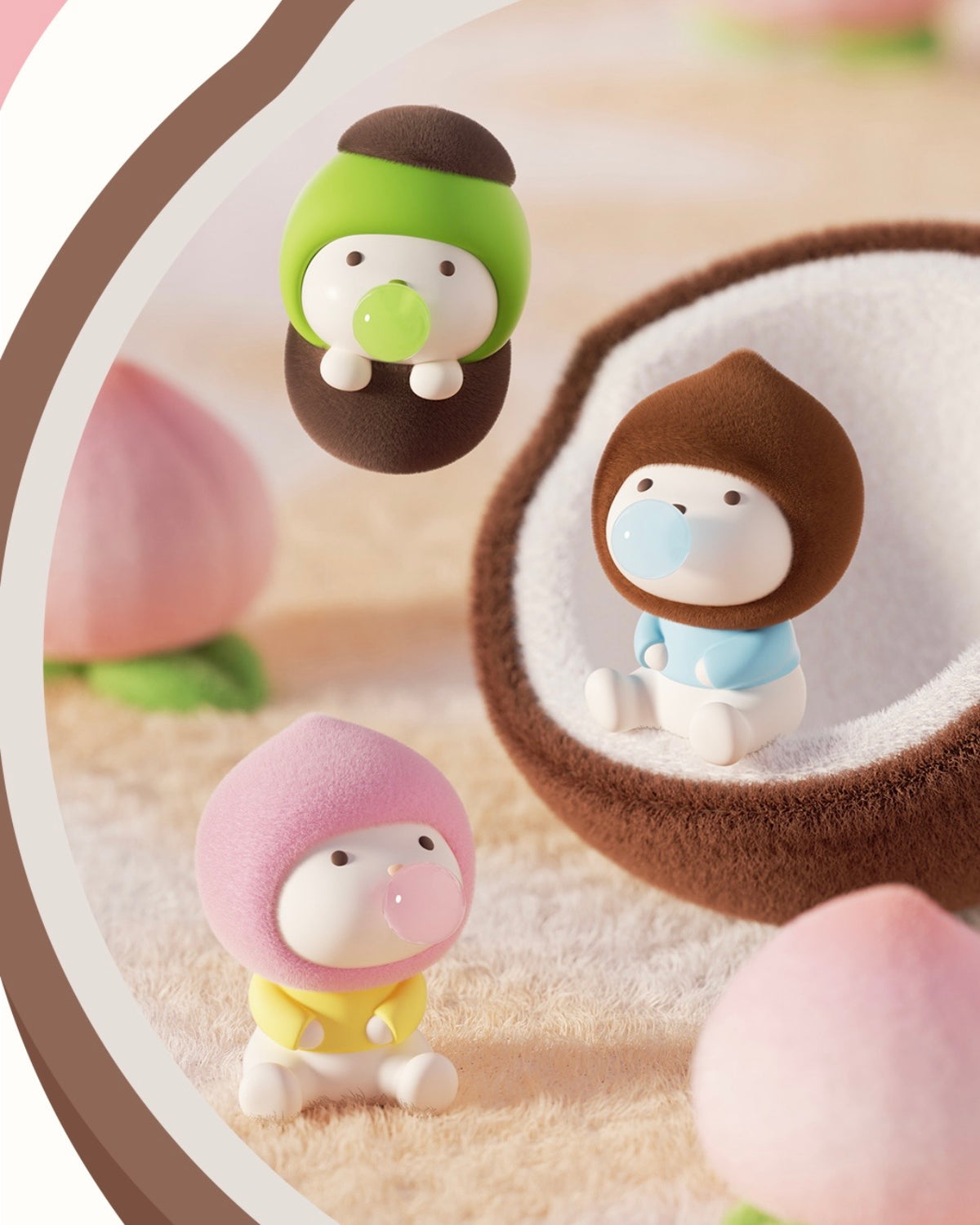 【192】Repolar Bean - Hey Sweetie Fruit Series Uli Uli Mystery Bag Blind Bag Mini Toy Figure