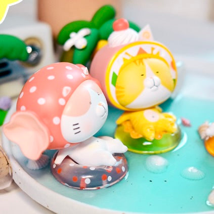 【080】Thief cat - Sweet Summer Series Mystery Box Blind Box Toy Figure