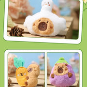 【Fluffy】Capybara Plush Fridge Magnet Mystery Bag Blind Bag