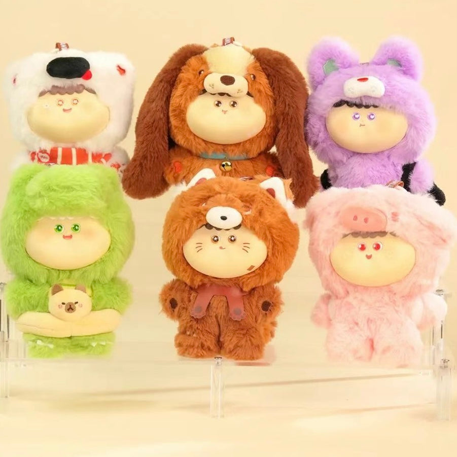 Amlls Vinyl Plush - Animal Friends Series Mystery Box Blind Box Toy Figure