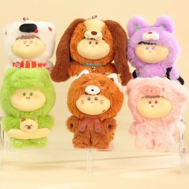 Amlls Vinyl Plush - Animal Friends Series Mystery Box Blind Box Toy Figure