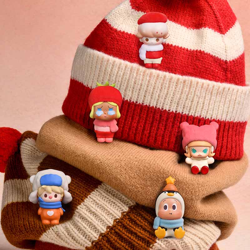 【181】POP Bean - Fluffy & Cozy Series Bean Charm Blind Bag Mystery Bag Mini Toy Figure