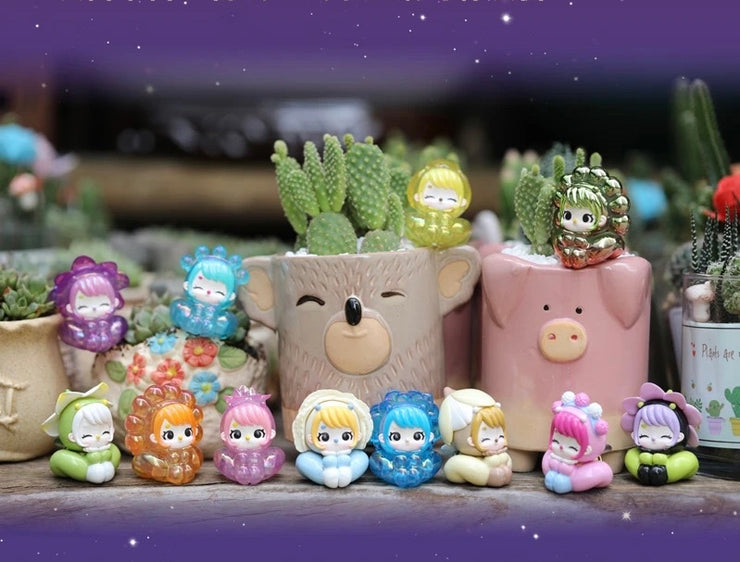 【Promotion】Sweet Flower Elf Bean Charm Mini Blind Box Small Size Toy Figure
