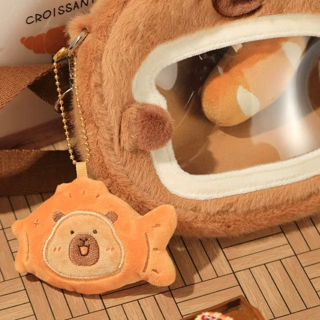 【Fluffy】Capybara Bakery Shop Plush Fridge Magnet Mystery Bag Blind Bag
