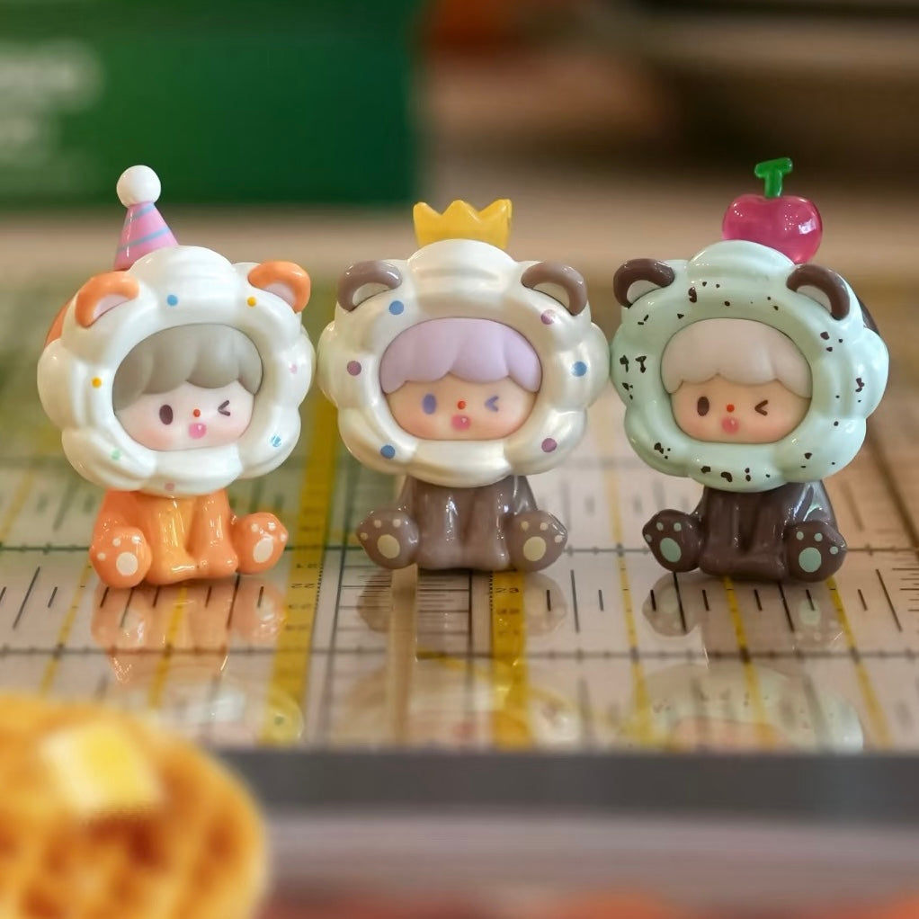 【207】 zZoton Bean UliUli - Sweet Cream Series Bean Charm Mystery Bag Blind Bag Mini Toy Figure