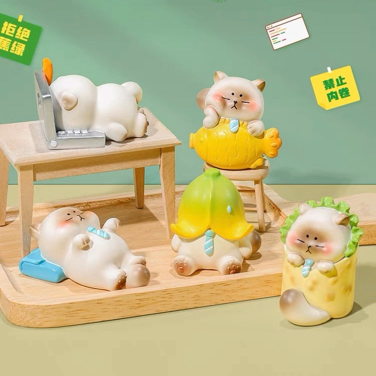 Working Cat Kitty Series Mystery Box Blind Box Toy Figure