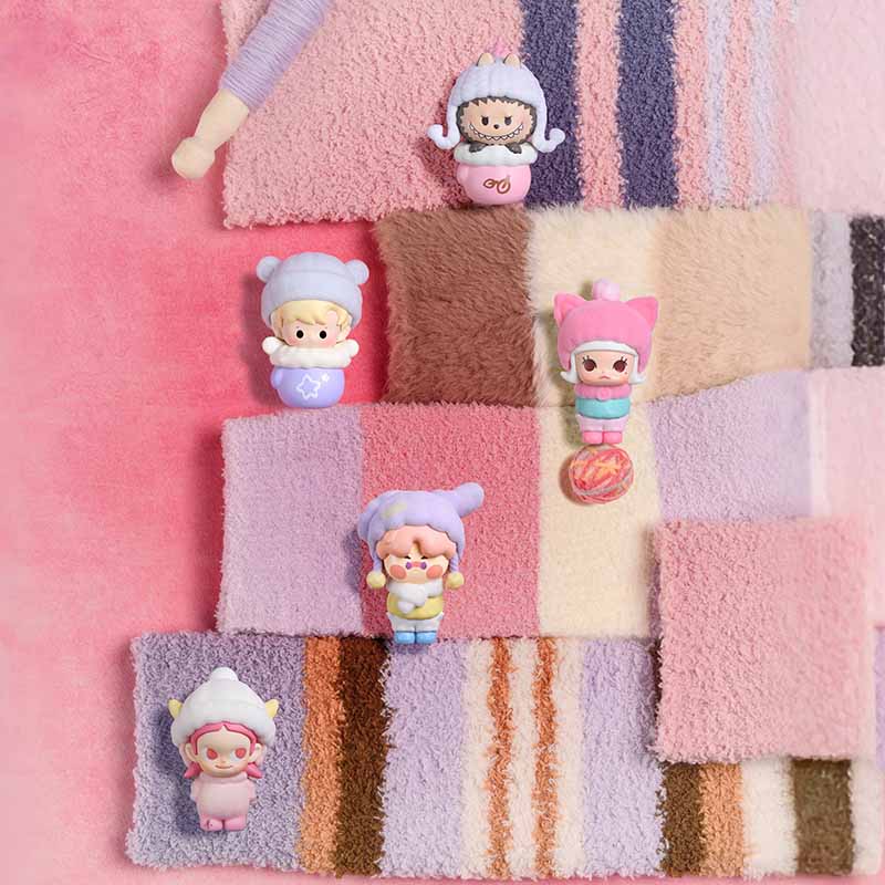 【181】POP Bean - Fluffy & Cozy Series Bean Charm Blind Bag Mystery Bag Mini Toy Figure