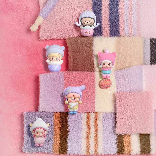 【181】POP Bean - Fluffy & Cozy Series Bean Charm Blind Bag Mystery Bag Mini Toy Figure