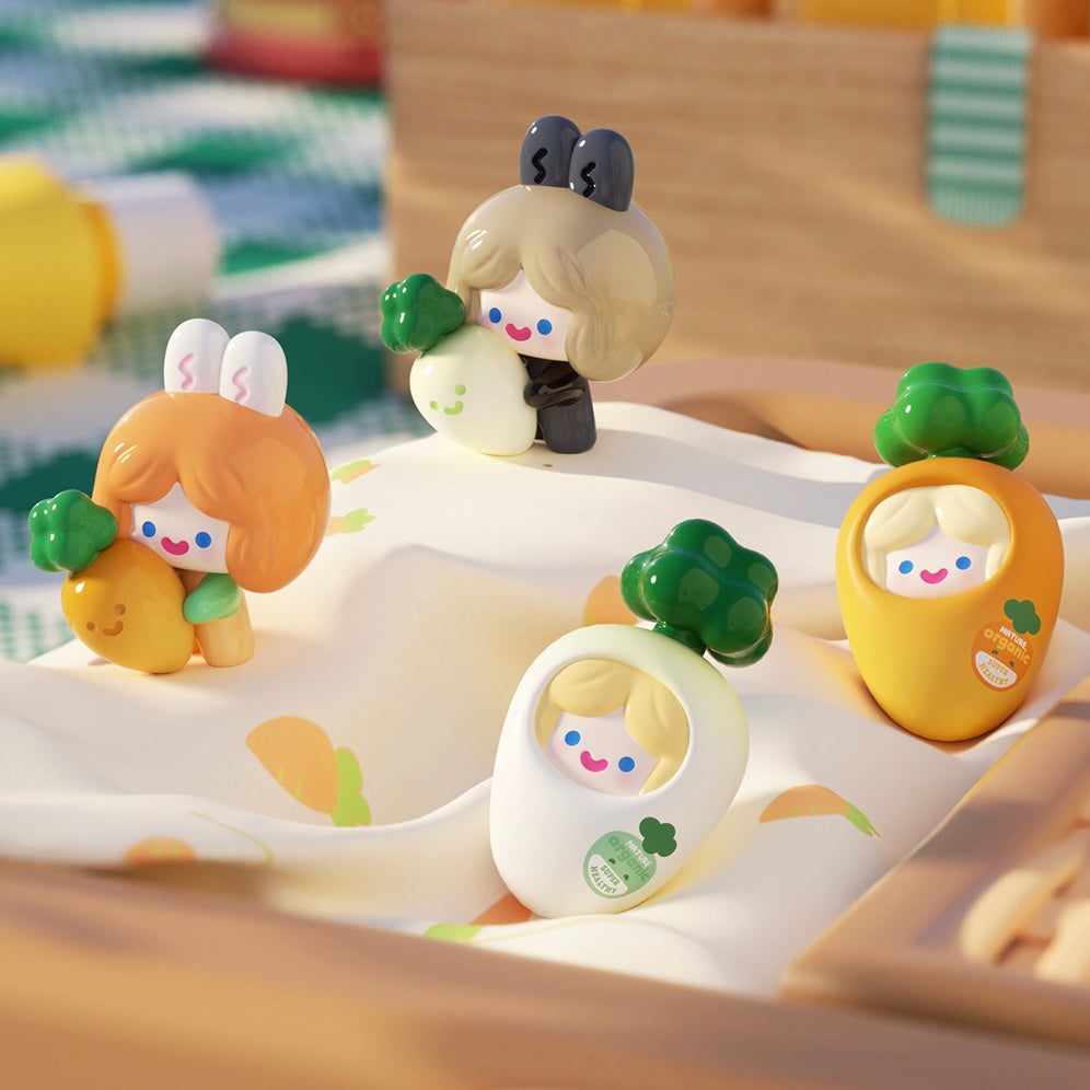 【218】Rico Bean - Picnic Happy Friends with Me Series Bean Charm Mystery Bag Blind Bag Mini Toy Figure