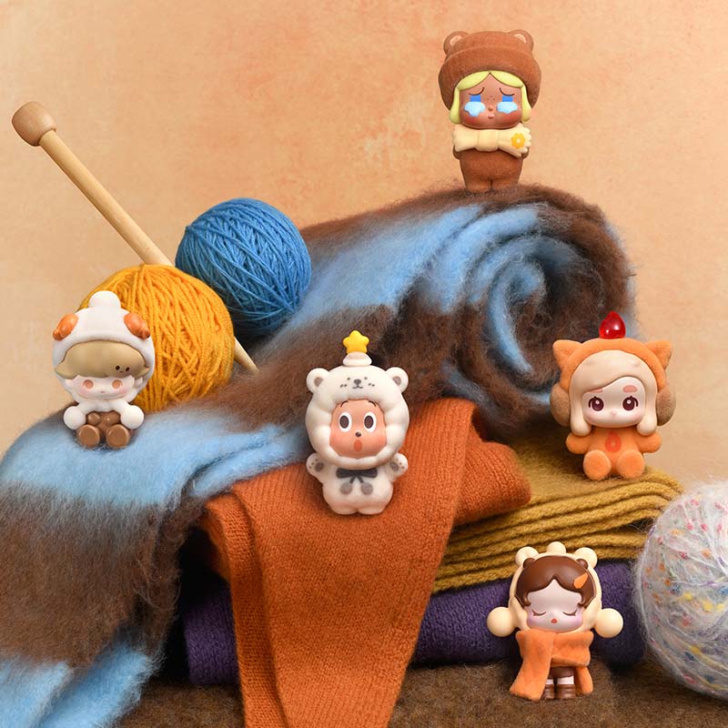 【181】POP Bean - Fluffy & Cozy Series Bean Charm Blind Bag Mystery Bag Mini Toy Figure