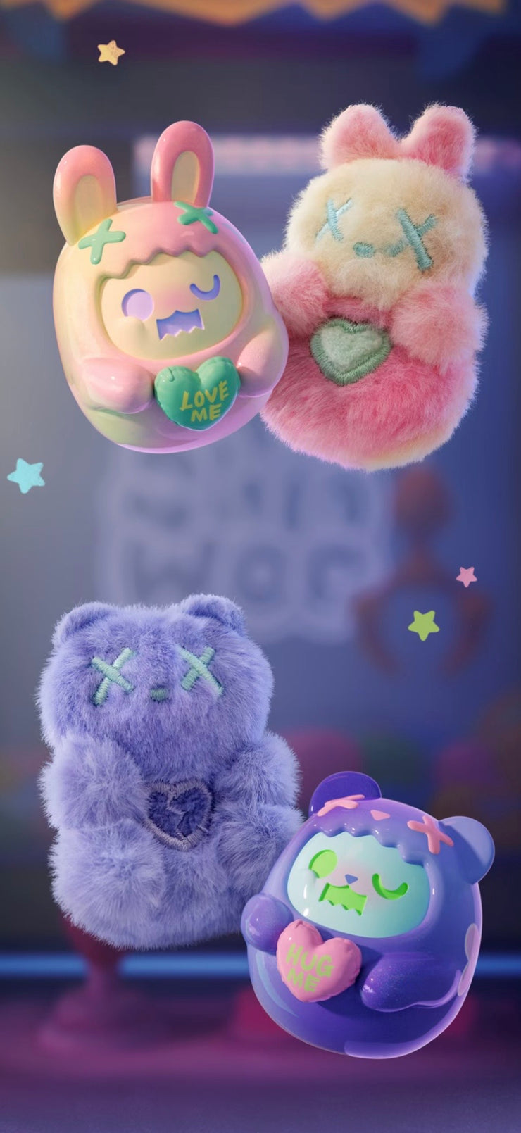 【144】Shinwoo - Hug Me Series Mini Mystery Box Blind Box Toy Figure & Plush