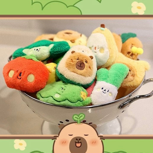 【119】Capybara Plush Fridge Magnet Mystery Bag Blind Bag