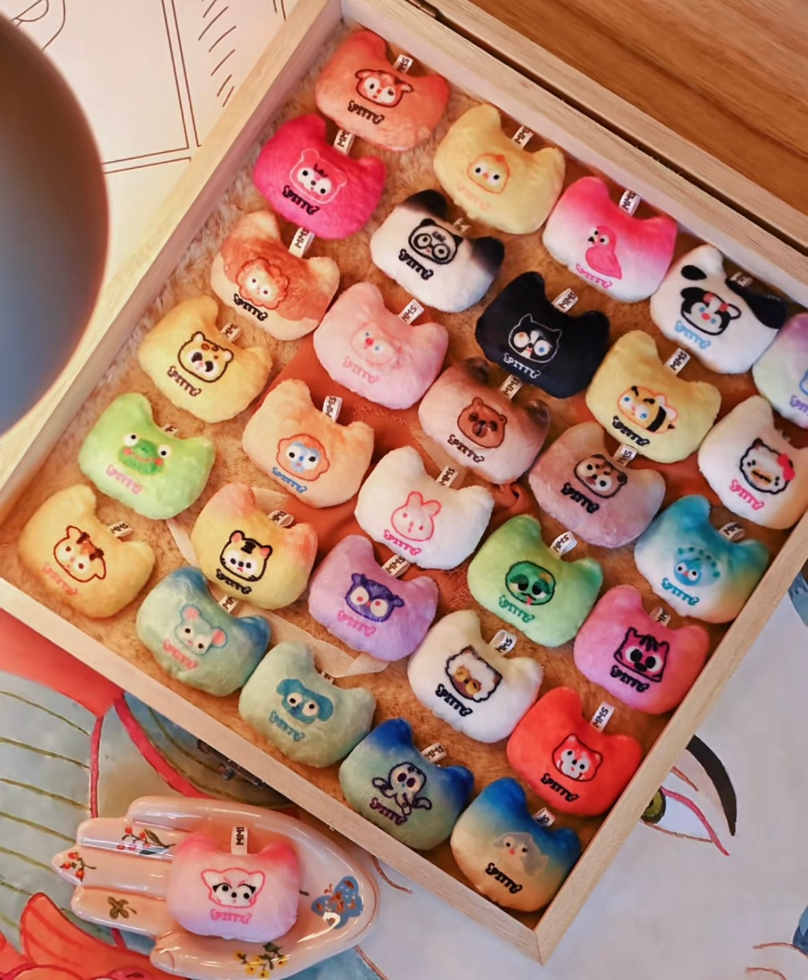 【091】 Pitty Plush Magnet 2 - Cute Pitty on the Prowl Series Fridge Magnet Mystery Bag Blind Bag