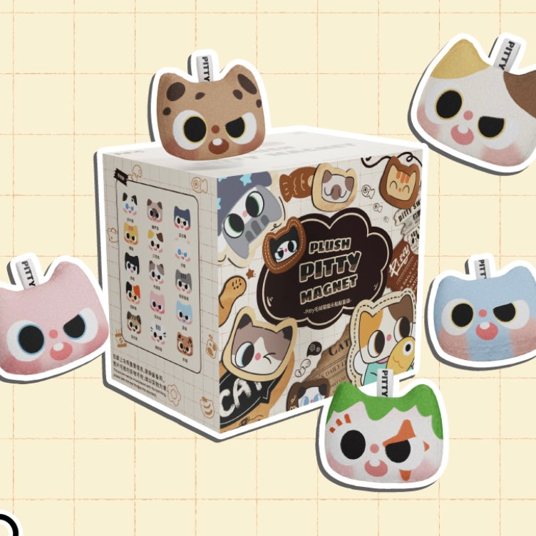 Pitty Plush Magnet - Pitty’s Daily Series Fridge Magnet Mystery Bag Blind Bag