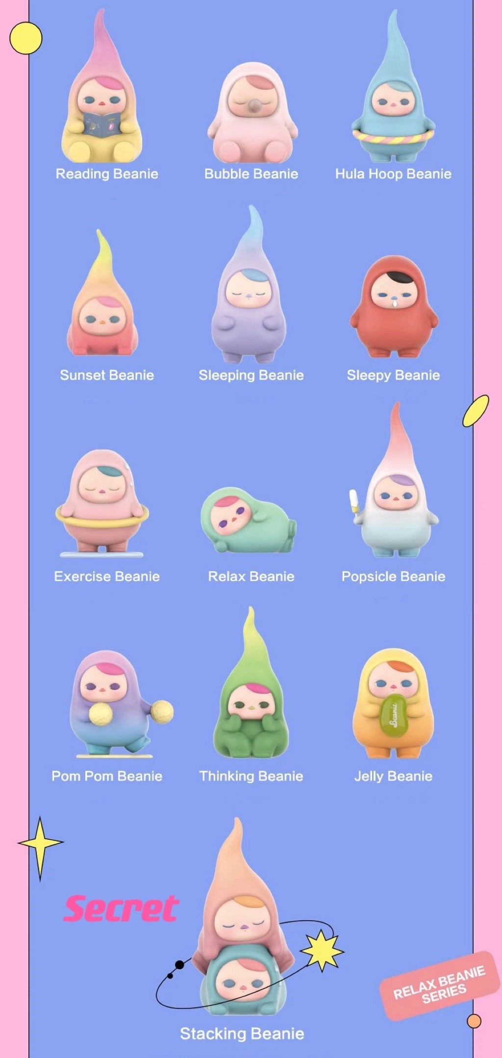 Pucky Beanie - Relax Beanie Series Mystery Box Blind Box Toy Figure