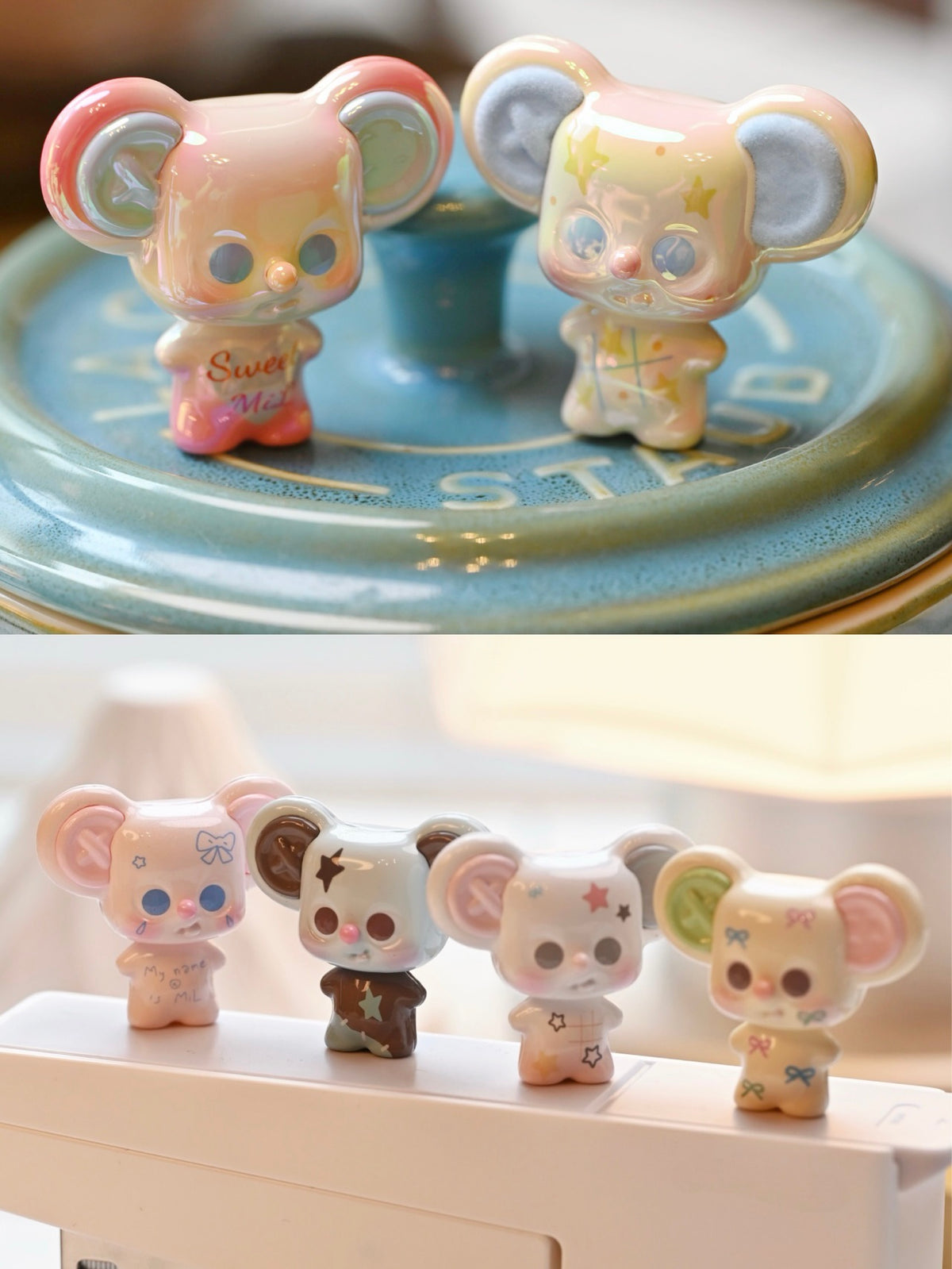 【200】MMS Mil Mouse Bean - Buttons & Weaving Mystery Bag Blind Bag Mini Toy Figure