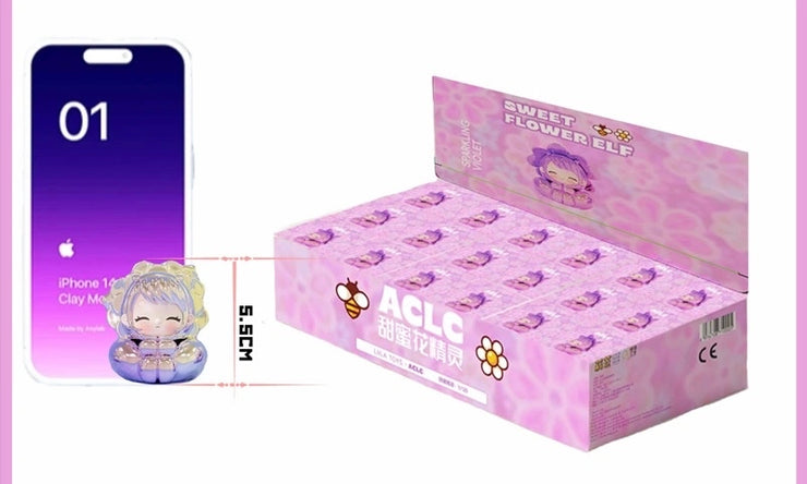 【Promotion】Sweet Flower Elf Bean Charm Mini Blind Box Small Size Toy Figure