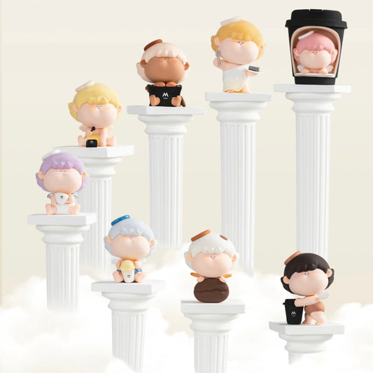 【Pre-order 2 days】Amlls Angel x M Stand A Cup of Coffee Series Mystery Box Blind Box Toy Confirmed Box Clear Choice