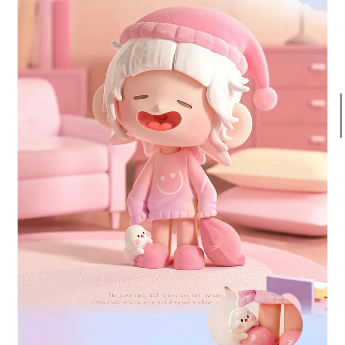 Lazy Lanlan- Pink Dream Series Mystery Box Blind Box Toy Figure